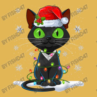 Santa Hat Cat Christmas Lights Funny Kitten Cat Lover Vintage Hoodie And Short Set | Artistshot