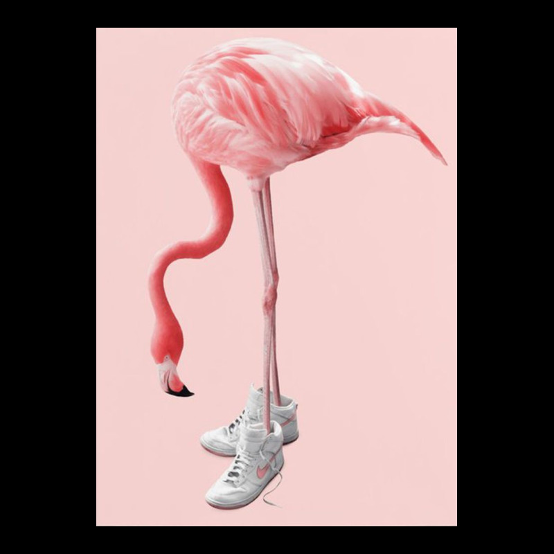 Sneaker Flamingo Fleece Short by timothywolcott | Artistshot