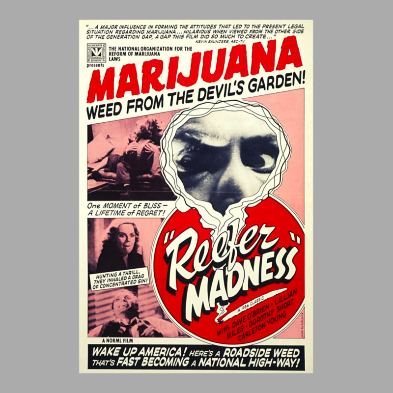 Reefer Madness   (1938)   Vintage Retro Classic Film Poster T-Shirt by damblydutcan | Artistshot