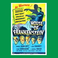 House Of Frankenstein  Vintage Universal Horror Film Poster Classic  T Crewneck Sweatshirt | Artistshot