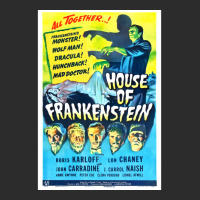 House Of Frankenstein  Vintage Universal Horror Film Poster Classic  T Exclusive T-shirt | Artistshot