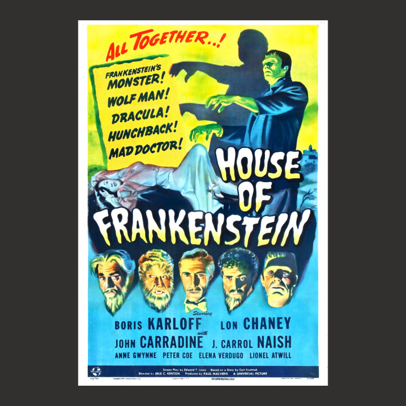 House Of Frankenstein  Vintage Universal Horror Film Poster Classic  T Champion Hoodie by anwtizahlest | Artistshot