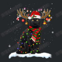 Black Cat Reindeer Christmas Light Shirt Cat Lover Christmas Crewneck Sweatshirt | Artistshot