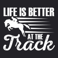 Hot Trend Life At The Track Horse Jockey Horse Race Youth Tee | Artistshot