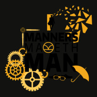 Manners Maketh Man Minimalist Scorecard Crop Tee | Artistshot