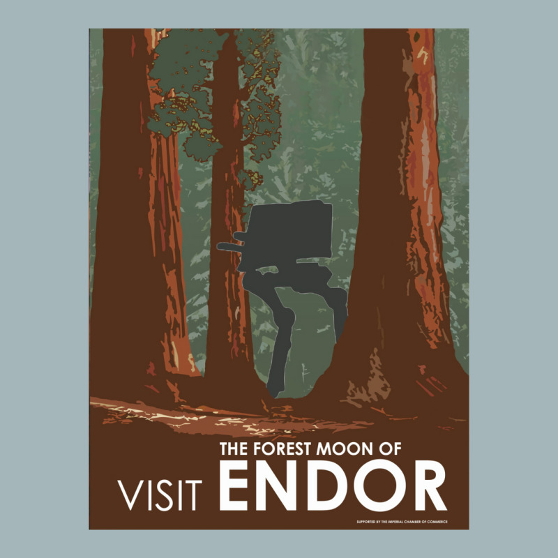 Visit Endor Unisex Sherpa-Lined Denim Jacket by enaitzriskusq | Artistshot