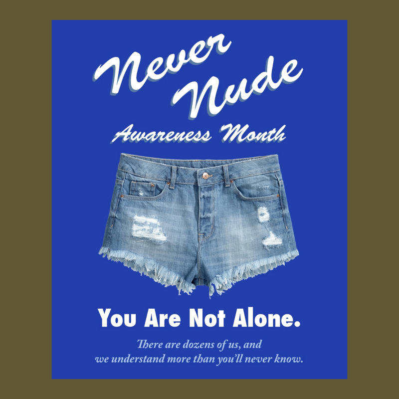 Never Nude Awareness Month Poster Music Vintage Short | Artistshot