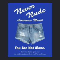 Never Nude Awareness Month Poster Music Lightweight Hoodie | Artistshot