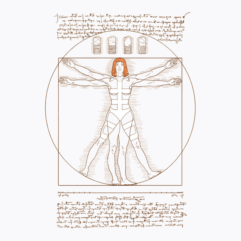 Vitruvian Leeloo T-Shirt by enaitzriskusq | Artistshot