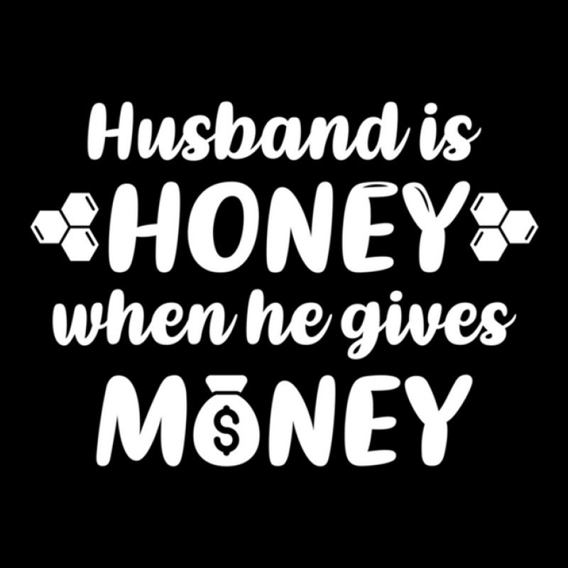 Husband Is Honey When He Gives Money (green Bg) .png Adjustable Cap | Artistshot