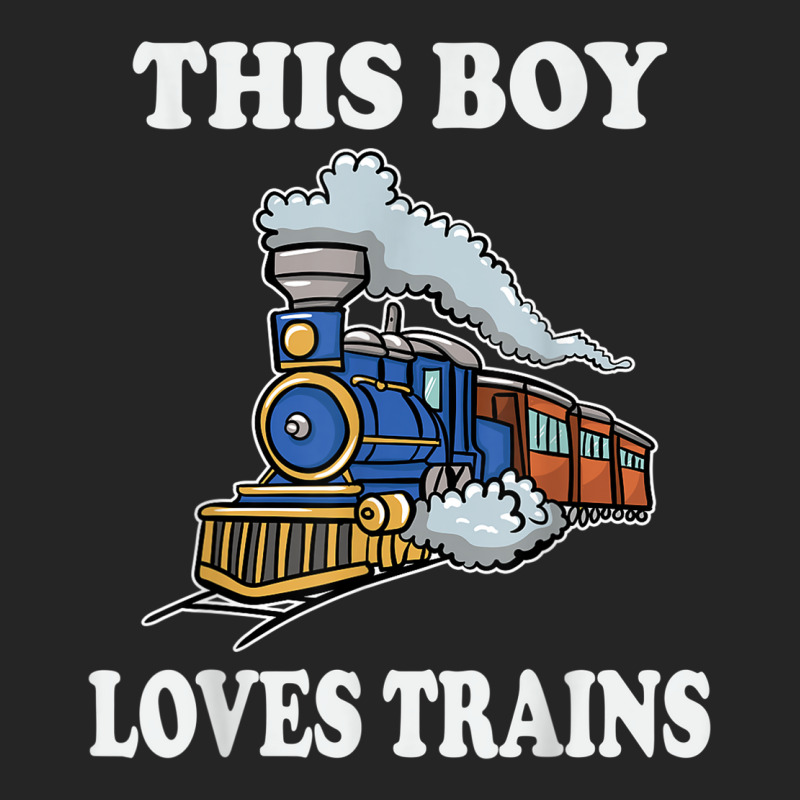 This Boy Loves Trains Gift Train Wagon Lover Gifts Unisex Hoodie by vandoi | Artistshot