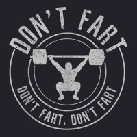 Don't Fart   Funny Weightlifting Power Lifting Bodybuilding Tank Top Unisex Sherpa-lined Denim Jacket | Artistshot