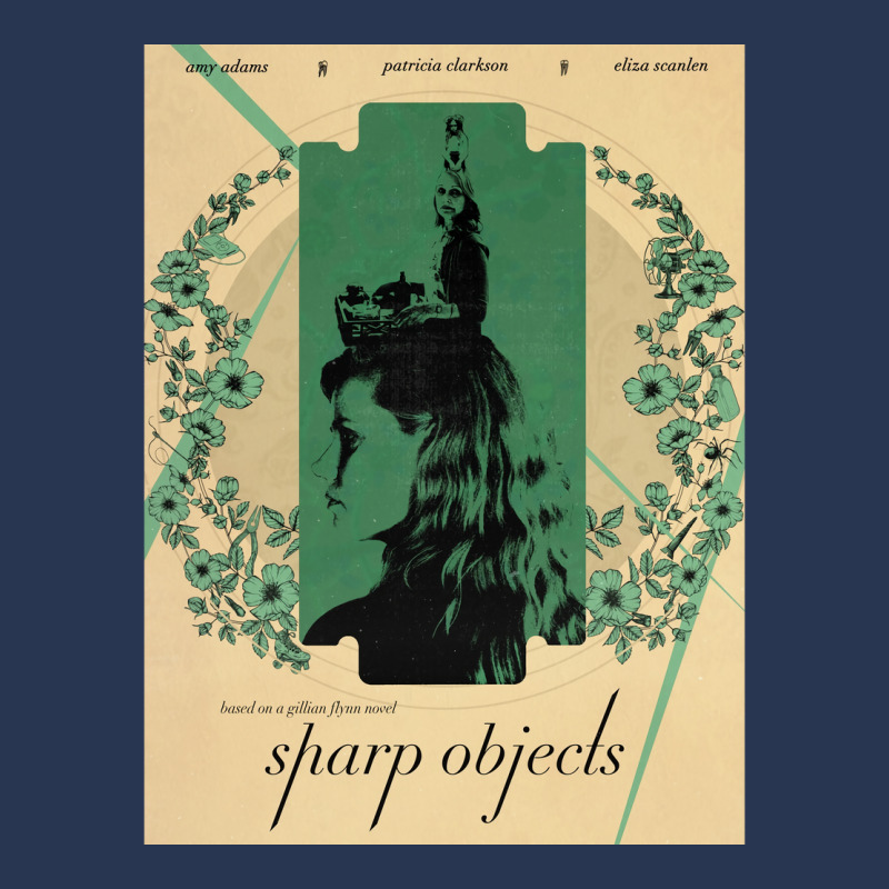 Sharp Objects Poster Poster Tumblr Men Denim Jacket | Artistshot