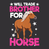 Trending Will Trade Brother For Horse Haflinger Horse Vintage Hoodie And Short Set | Artistshot