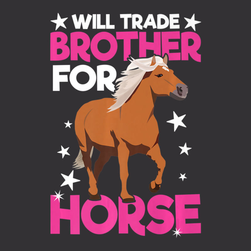 Trending Will Trade Brother For Horse Haflinger Horse Vintage Hoodie And Short Set | Artistshot