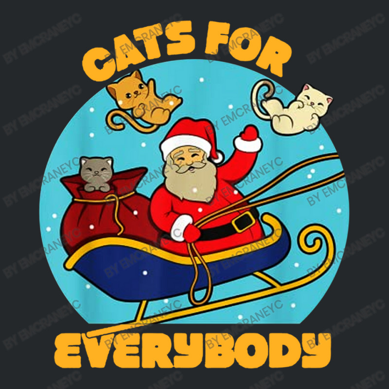 Cats For Everybody Christmas Cat Crewneck Sweatshirt | Artistshot