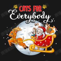 Cats For Everybody Funny Christmas For Cat Santa Lover Flannel Shirt | Artistshot