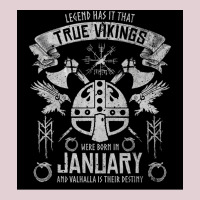 True Vikings Were Born In January Viking Helmet Birthday Vegvisir Viki Ladies Fitted T-shirt | Artistshot