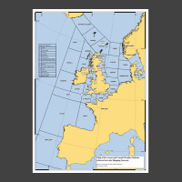 Uk Shipping Forecast Map  Blue Nostalgia Cute Vintage T-shirt | Artistshot