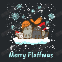 Christmas Merry Fluffmas Christmas Cat Christmas Present Crewneck Sweatshirt | Artistshot