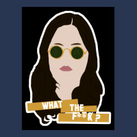 Wtf Motivational Rae Poster Blue Men Denim Jacket | Artistshot