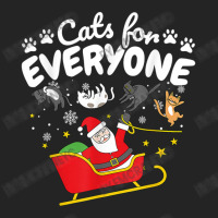 Funny Cat Christmas Cats For Everyone 3/4 Sleeve Shirt | Artistshot