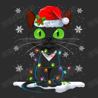 Santa Hat Cat Christmas Lights Funny Kitten Cat Lover Exclusive T-shirt | Artistshot