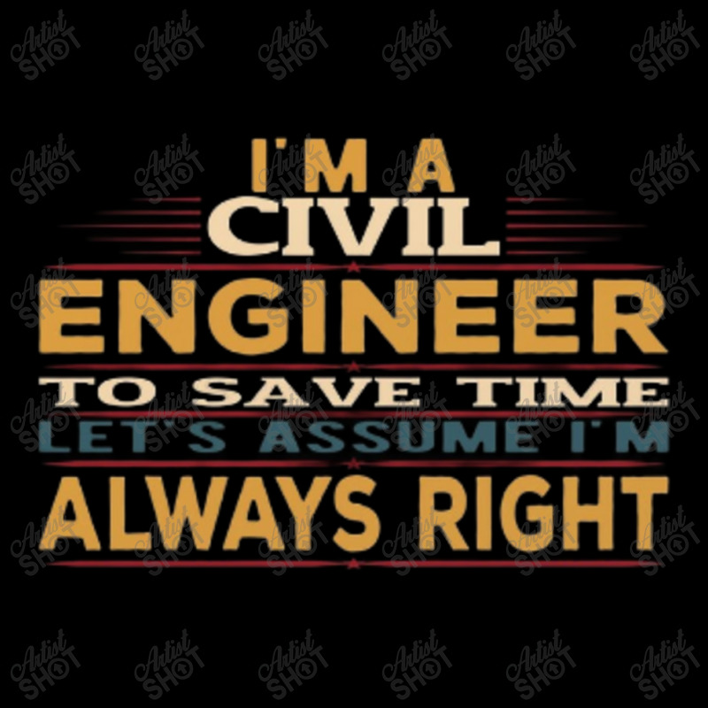 I'm An Engineer To Save Time Let's Just Assume I'm Always Right Funny Maternity Scoop Neck T-shirt by kstrendy | Artistshot