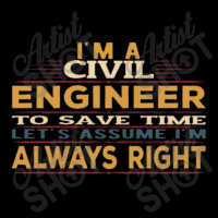 I'm An Engineer To Save Time Let's Just Assume I'm Always Right Funny Cropped Hoodie | Artistshot