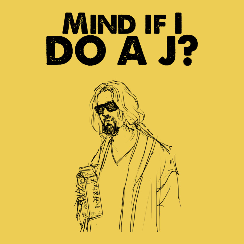 Big Lebowski  Mind If I Do A J The Dude Quote Graphic T-shirt | Artistshot