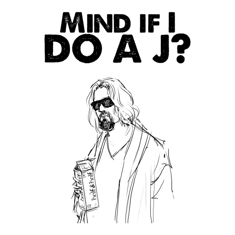 Big Lebowski  Mind If I Do A J The Dude Quote V-neck Tee | Artistshot