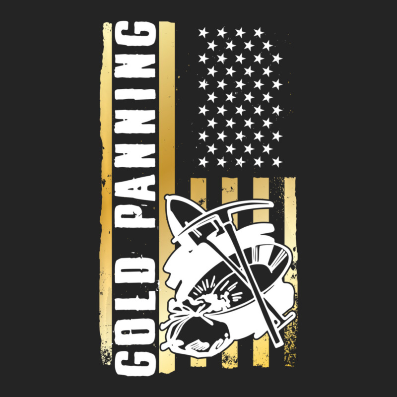 Limited Edition American Flag Gold Panning Gold Miner Treasure Hunting 3/4 Sleeve Shirt by Bostic Walling | Artistshot