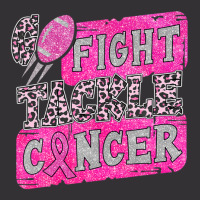 Pink Breast Cancer Awareness Football Go Fight Tackle Cancer Vintage Hoodie | Artistshot