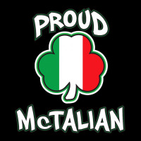 Mctalian Irish And Italian Pride Shamrock St Patricks Day Graphic T-shirt | Artistshot