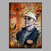 Hunter S. Thompson Tribute Ladies Fitted T-shirt | Artistshot