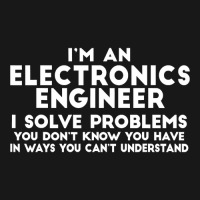 Engineer Funny Gift  Electronics Engineer I Solve Problems Flannel Shirt | Artistshot