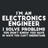 Engineer Funny Gift  Electronics Engineer I Solve Problems Crewneck Sweatshirt | Artistshot