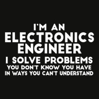 Engineer Funny Gift  Electronics Engineer I Solve Problems Scorecard Crop Tee | Artistshot