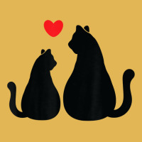 2 Cats Loving Each Other With Heart Feline Graphic T Shirt Vintage Hoodie And Short Set | Artistshot