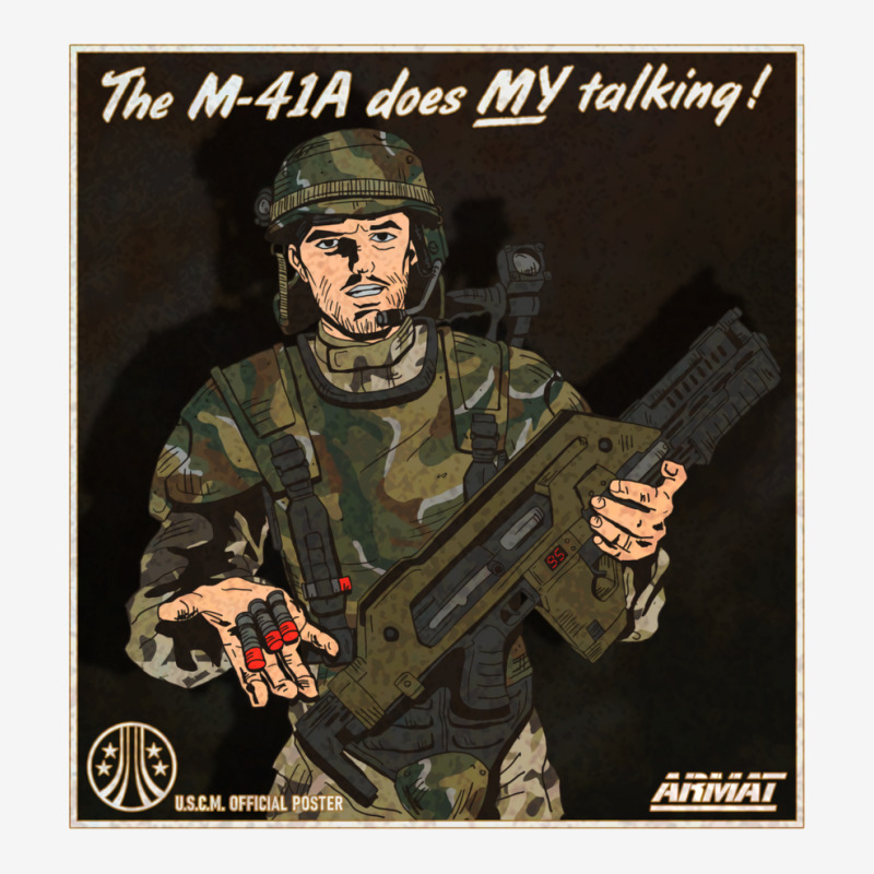 The M41a Does My Talking Adjustable Cap | Artistshot