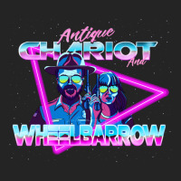 Antique Chariot And Wheelbarrow 80s Retro Fanart 3/4 Sleeve Shirt | Artistshot