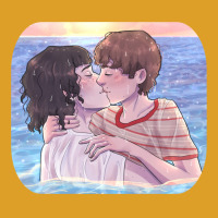 Byler Kissing In The Ocean T-shirt | Artistshot