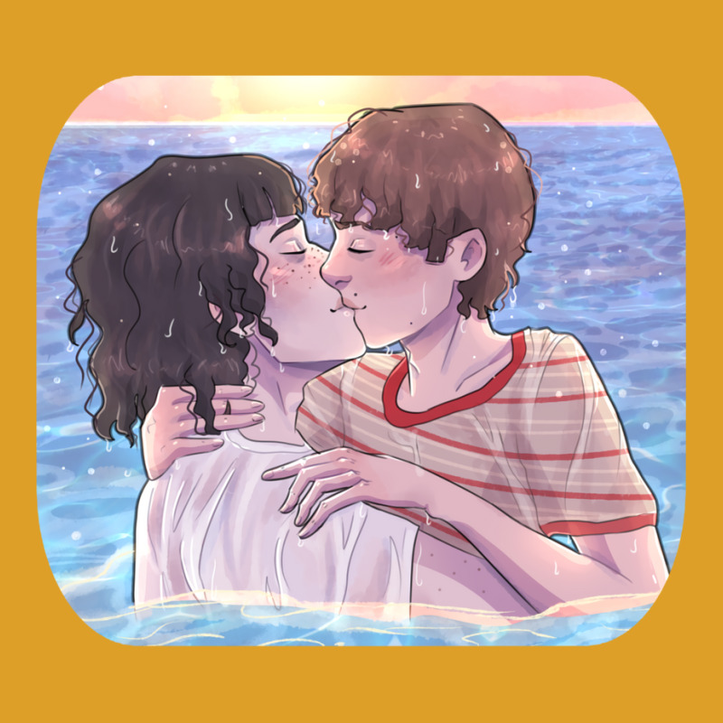 Byler Kissing In The Ocean T-Shirt by kakhuwoldtf | Artistshot