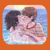 Byler Kissing In The Ocean Unisex Hoodie | Artistshot