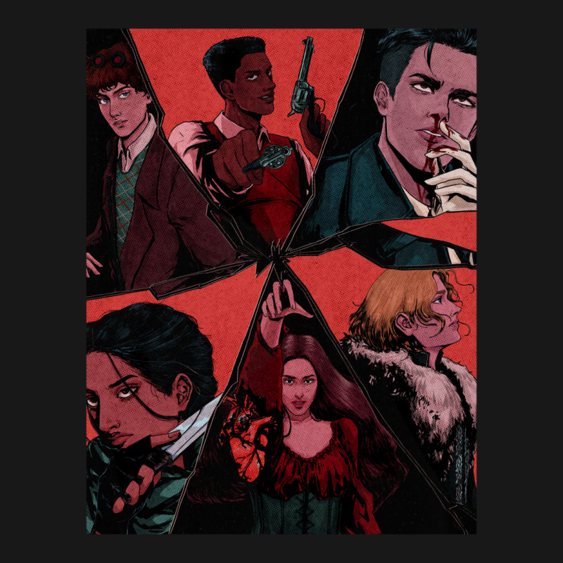 Six Of Crows Illustration (textured) Flannel Shirt | Artistshot