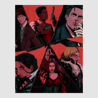 Six Of Crows Illustration (textured) Exclusive T-shirt | Artistshot