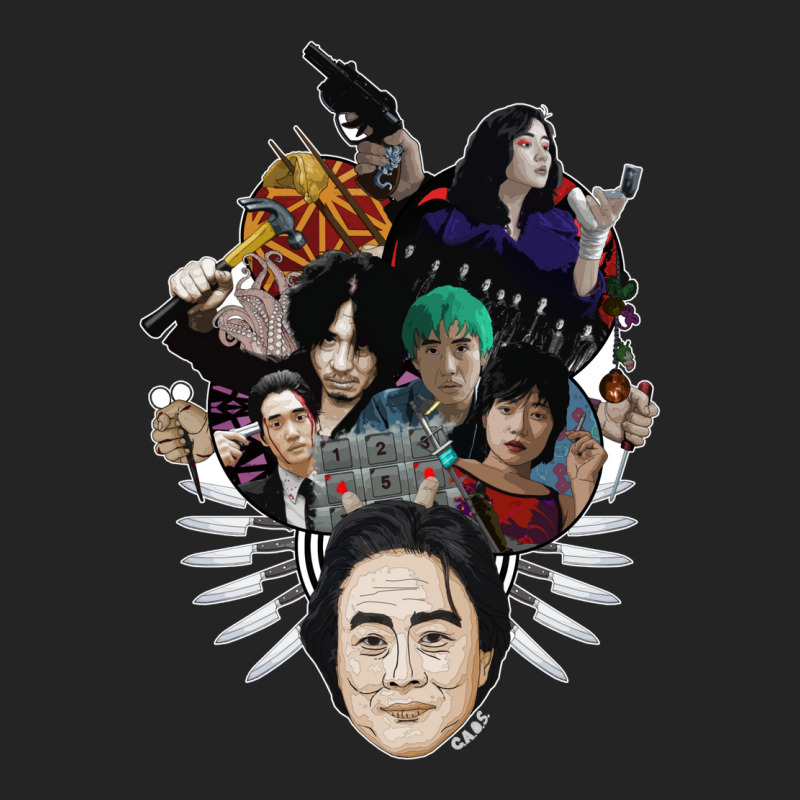 Park Chan Wook   Mash Up Tribute 3/4 Sleeve Shirt by preetynikomek | Artistshot