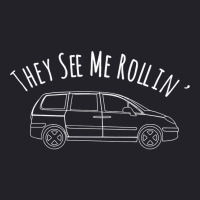 They See Me Rollin Funny Soccer Dad Mom Minivan T Shirt Unisex Sherpa-lined Denim Jacket | Artistshot