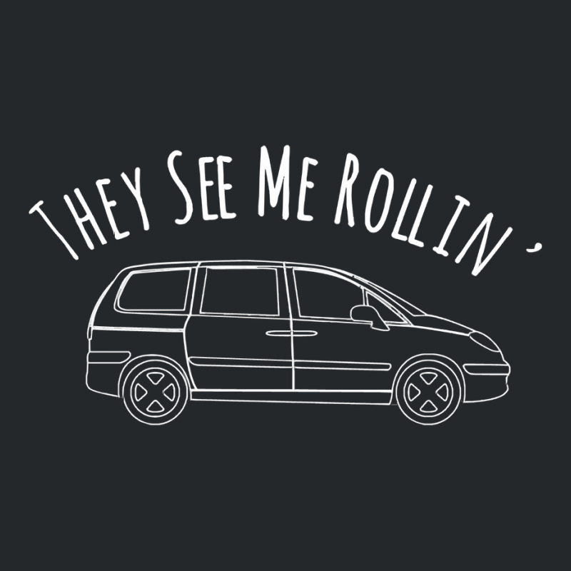 They See Me Rollin Funny Soccer Dad Mom Minivan T Shirt Crewneck Sweatshirt by Eme90 | Artistshot