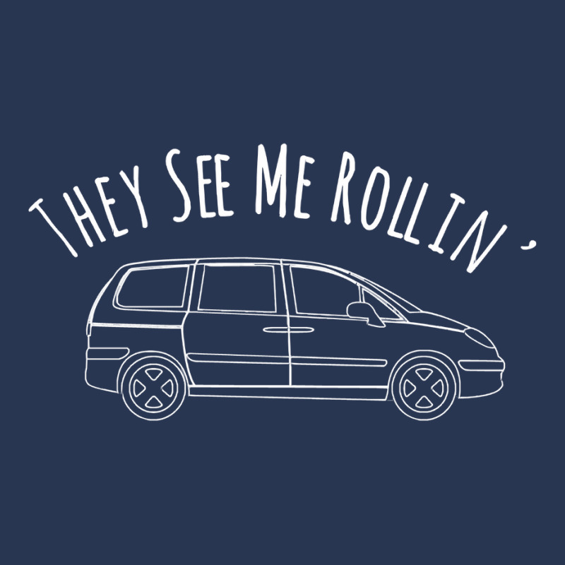 They See Me Rollin Funny Soccer Dad Mom Minivan T Shirt Men Denim Jacket by Eme90 | Artistshot